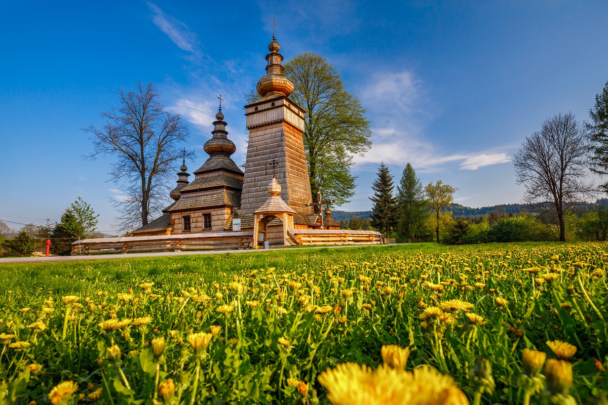 Kwiatoń, église en bois