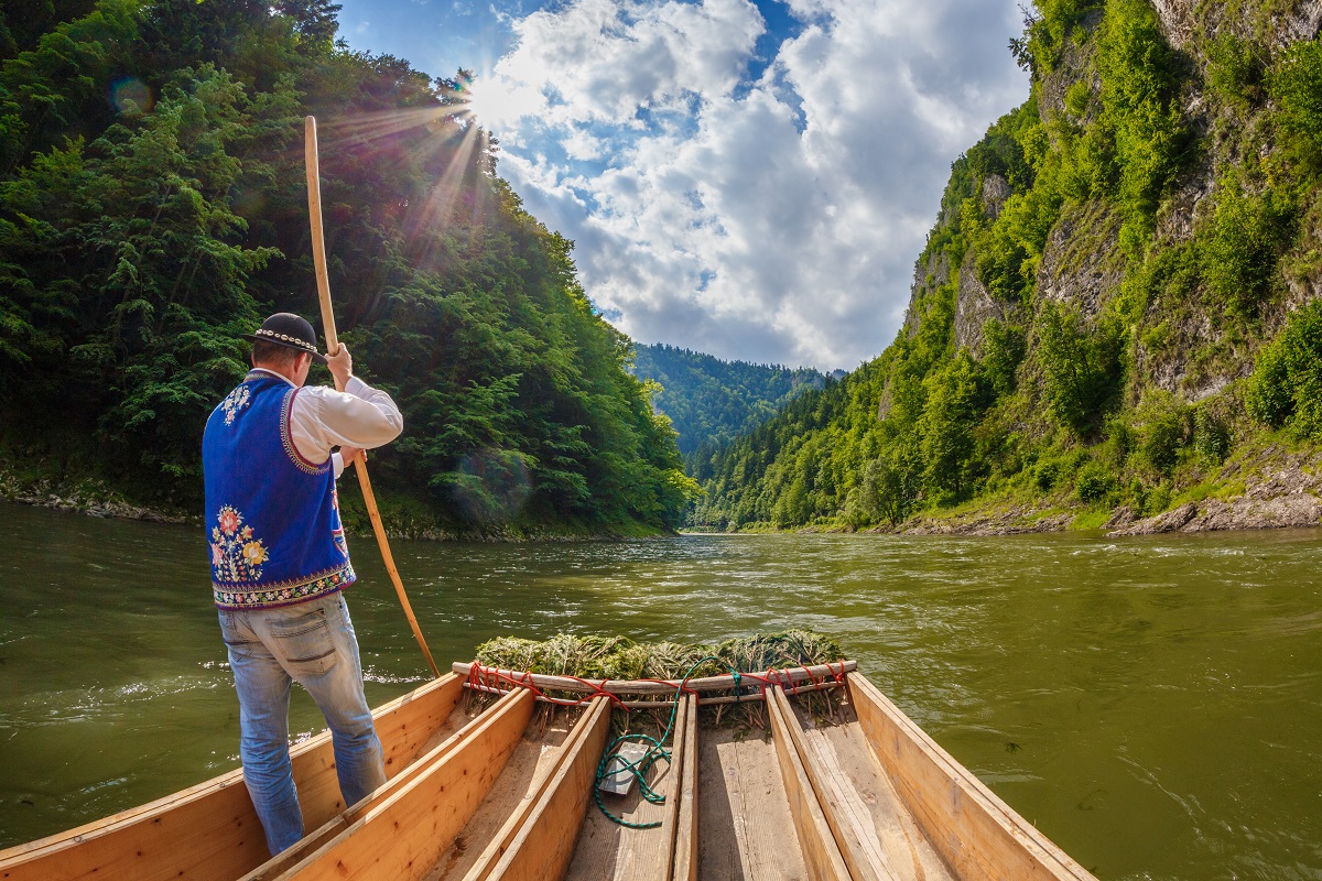 Le rafting sur la rivière Dunajec