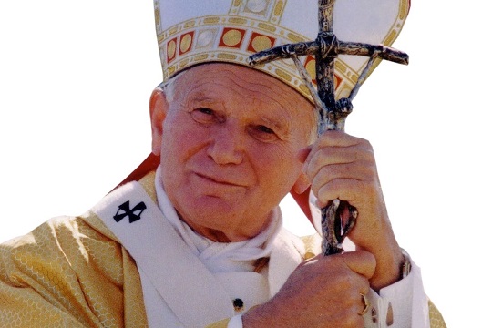 Une photo du pape Jean-Paul 2