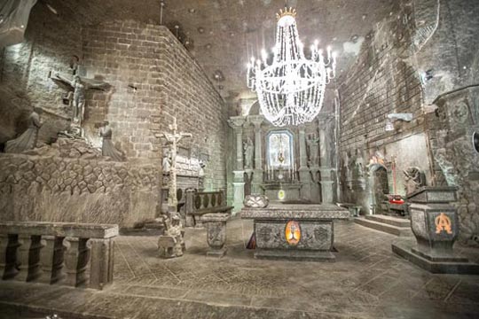 Mines royales de sel de Wieliczka et Bochnia