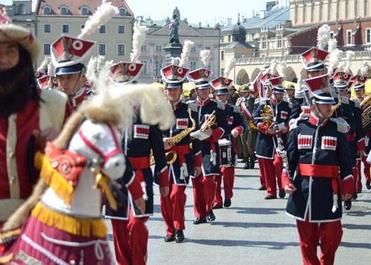La célébration du 3 mai à Cracovie