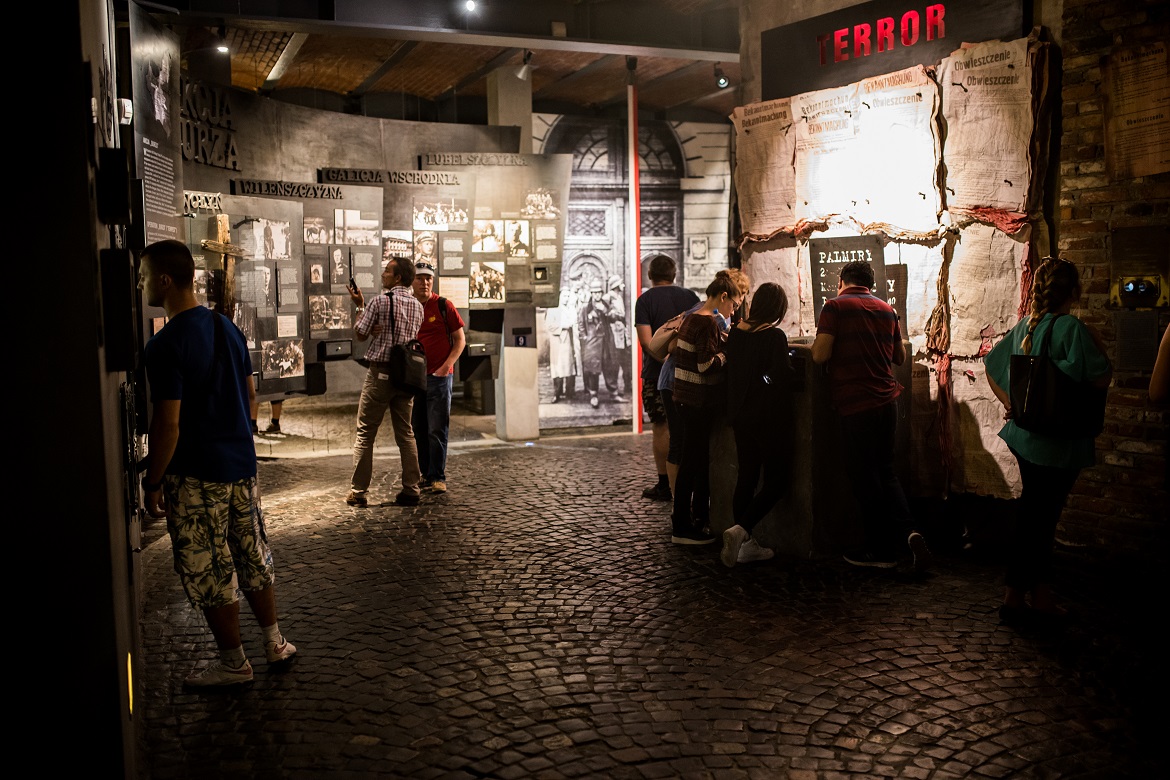 Intérieur du Musée de l’Insurrection de Varsovie