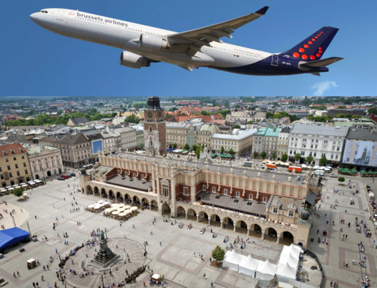 Brussels Airlines ouvre une liaison entre Bruxelles et Cracovie!