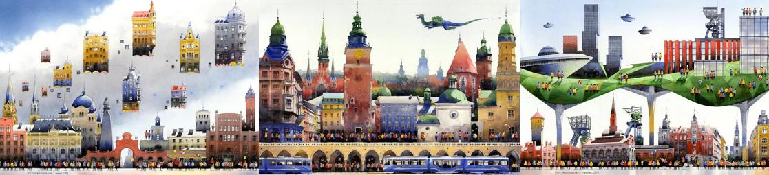 Images des villes de Tytus Brzozowski