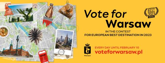 Varsovie sélectionnée dans le concours “European Best Destinations 2023"
