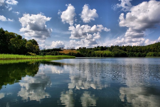 Le sentier de Cachoubie dans le nord de la Pologne