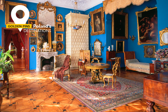 Kozlowka - Palais baroque entouré d'un parc romantique