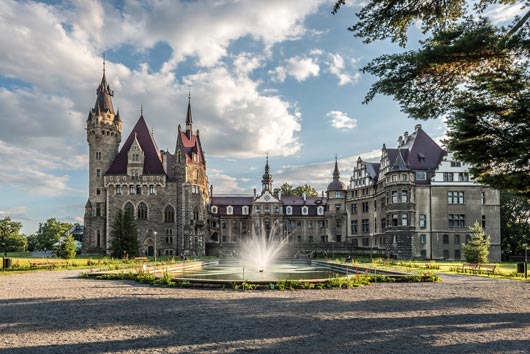 Le château de Moszna parmi les plus beaux châteaux d'Europe !