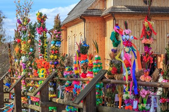 Concours des rameaux de Pâques à Lipnica Murowana