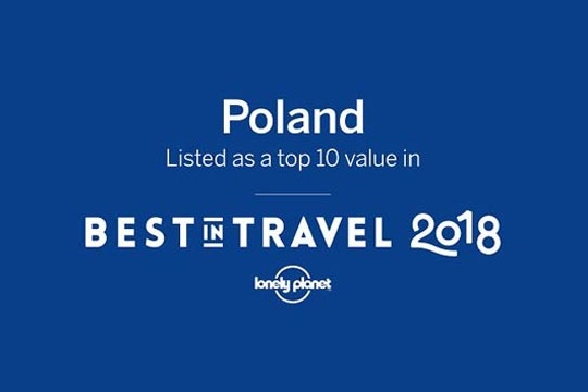 Pologne recommpensée par Lonely Planet 
