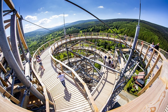 Sky Walk – nouvelle attraction touristique à Świeradów-Zdrój