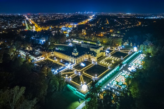 Le Jardin Royal de Lumière au palais de Wilanów