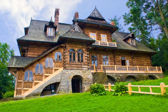 Les villages de charmes dans la montagne