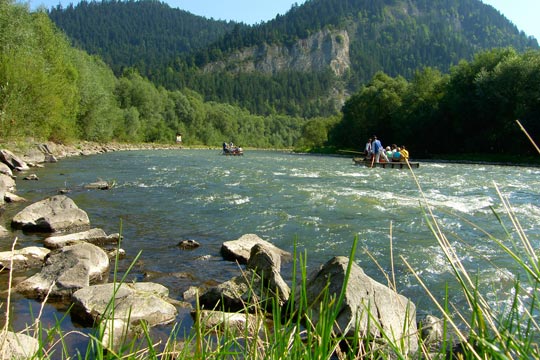 Descente des gorges de la Dunajec 