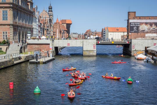 Itinéraires pour canoë-kayak dans la région de la Poméranie occidentale