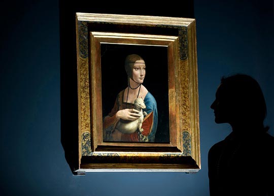 LA DAME A L'HERMINE DE LÉONARD DE VINCI AU MUSÉE DE CRACOVIE