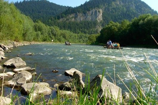 Descente en radeaux des gorges de la Dunajec 