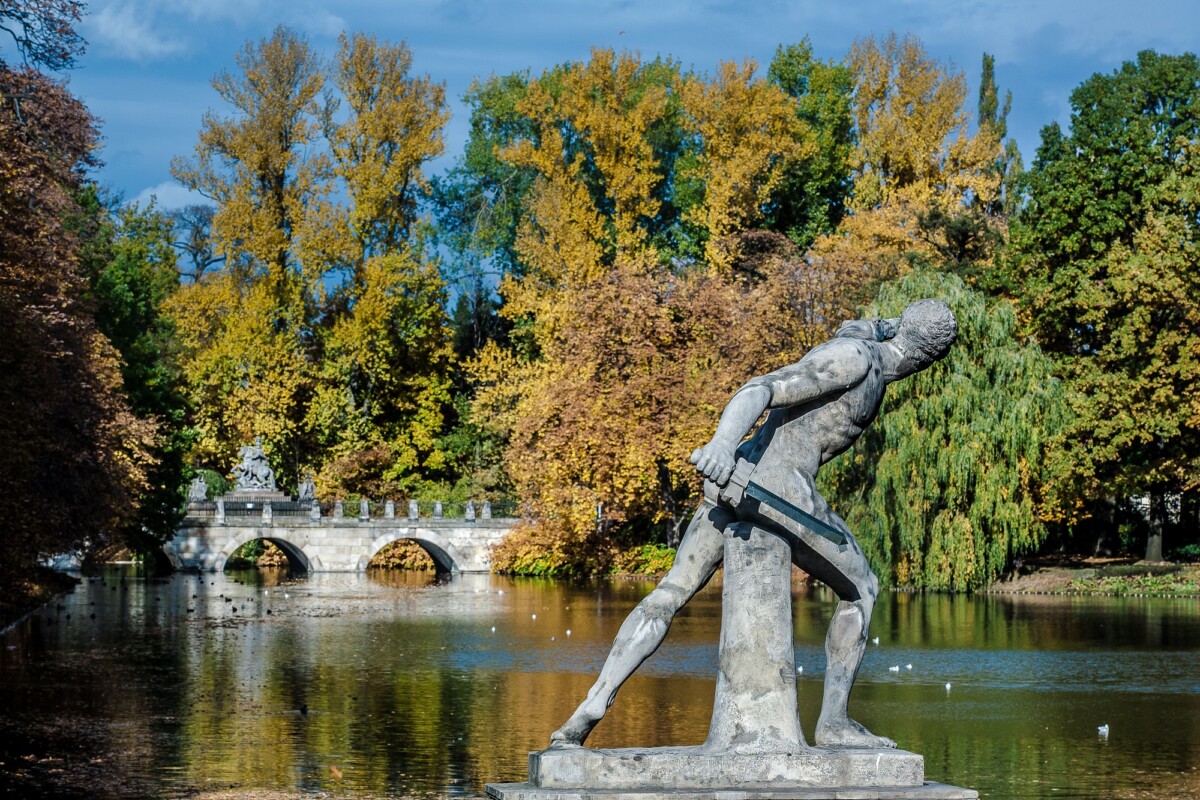 Parc Lazienki à Varsovie