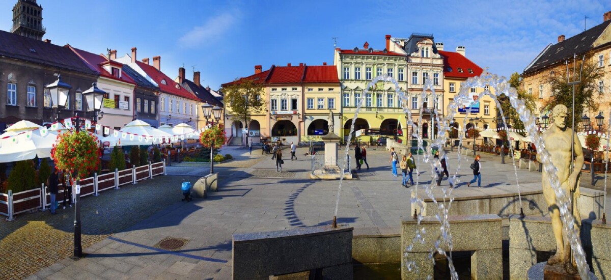 Rynek à Bielsko-Biala, photo T.Renk